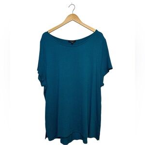 Lane Bryant | Women’s Waffle Knit Short Sleeve Top | Button Details | Size 18/20